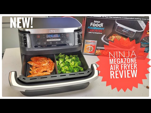 NEW! Ninja Foodi FlexBasket 7 Qt MegaZone Air Fryer DZ071 Review