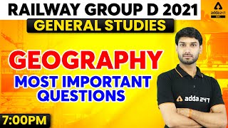 Railway Group D | Group D GK/GS Live Class | Geography Most important Questions screenshot 5