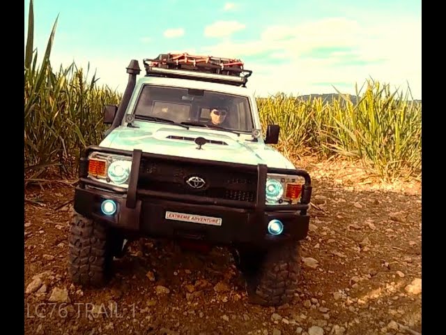 RGT EX86190, RESCUER, TOYOTA LC76 TRAIL 1 - YouTube