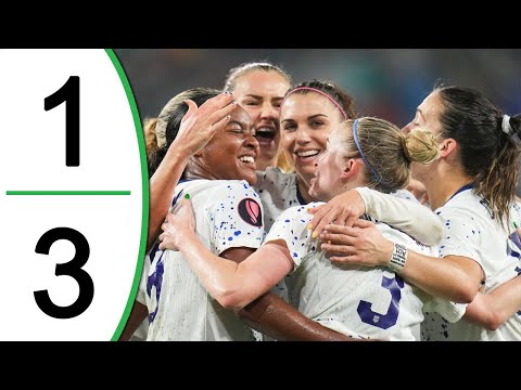 Canada vs USA 2-2 (1-3 Pens) Highlights & Goals | Semi-Final Women's Gold Cup 2024