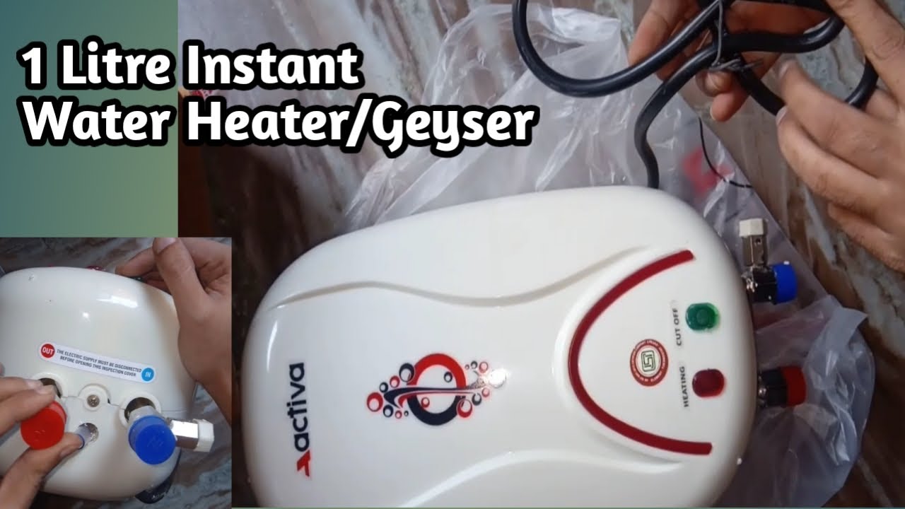 Instant Water Geyser 1ltr, Instant Water Heater for Kitchen - YouTube