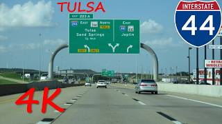 ⁴ᴷ Interstate 44 (Tulsa, OK) eastbound [4K VIDEO]