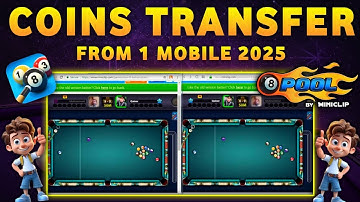 How To Transfer Coins in 8 Ball Pool 😍 100% SAFE || 8 Ball Pool Coins Transfer || - ANKIT XD