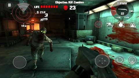 Dead Trigger Gameplay (Kill all walker Day 406 Mission)