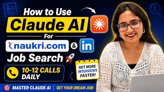 How to Use Claude AI for Job Search on Naukri.com & LinkedIn 🚀 | Master Claude AI to get dream job screenshot 5