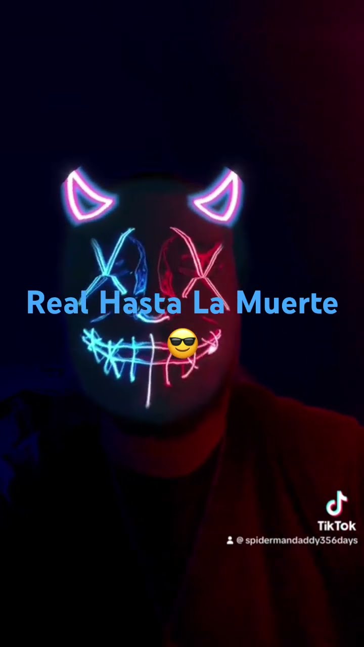 REAL HASTA LA MUERTE Anuel AA VINYL STICKER color blue  eBay