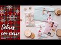 SOBRES HANDMADE CON CIERRE - Tutorial scrapbooking Navidad fácil