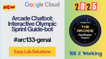 Arcade Chatbot: Interactive Olympic Sprint Guide-bot #arc133-genai #qwiklabs #arcade