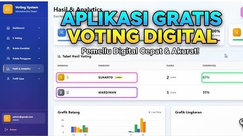 Cara Membuat Aplikasi Voting Digital TERBARU 2025 | Gratis dengan Google Apps Script