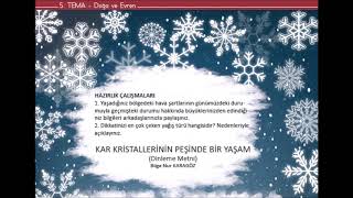 6. Sınıf Türkçe Dersi Kar Kristallerinin Peşinde Bir Yaşam Dinleme Metni