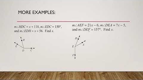 Ch 1 3 Angle Addition Postulate and Angle Bisector