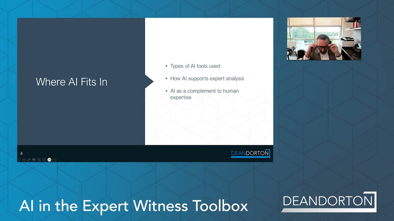 AI in the Expert Witness Toolbox | Dean Dorton