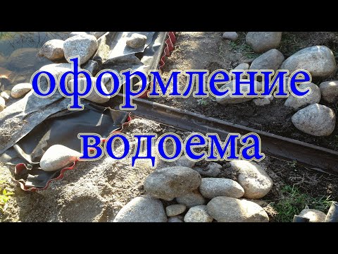 Оформление водоема на даче своими руками