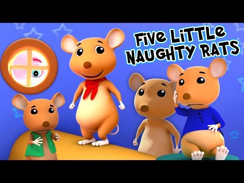 lima tikus nakal kecil | tikus lagu | Five Little Naughty Rats | Farmees Indonesia | Lagu Anak lima tikus nakal kecil | tikus lagu | Five Little Naughty Rats | Farmees Indonesia | Lagu Anak
