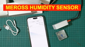 MEROSS TEMPERATURE & HUMIDITY SENSOR WITH WIFI AND MOBILE APP (KEEPS HISTORY)