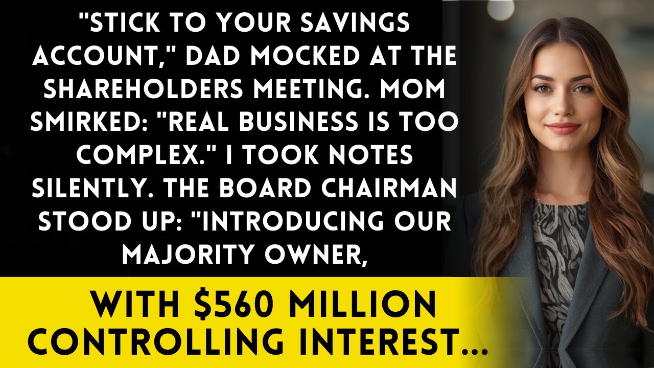 Parents Said 'Focus On Your Little Savings Account' - I Control Their Business Empire