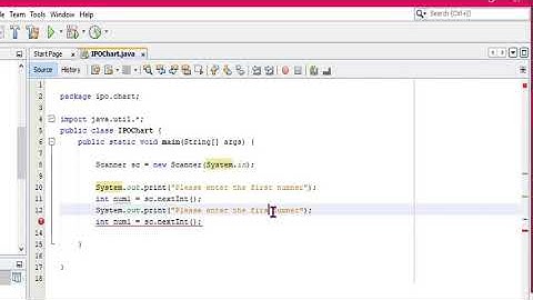 How To Use Scanner class | Get User Input | IPO Program | Netbeans