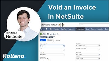 NetSuite Tutorial  |  How To Void an Invoice in NetSuite