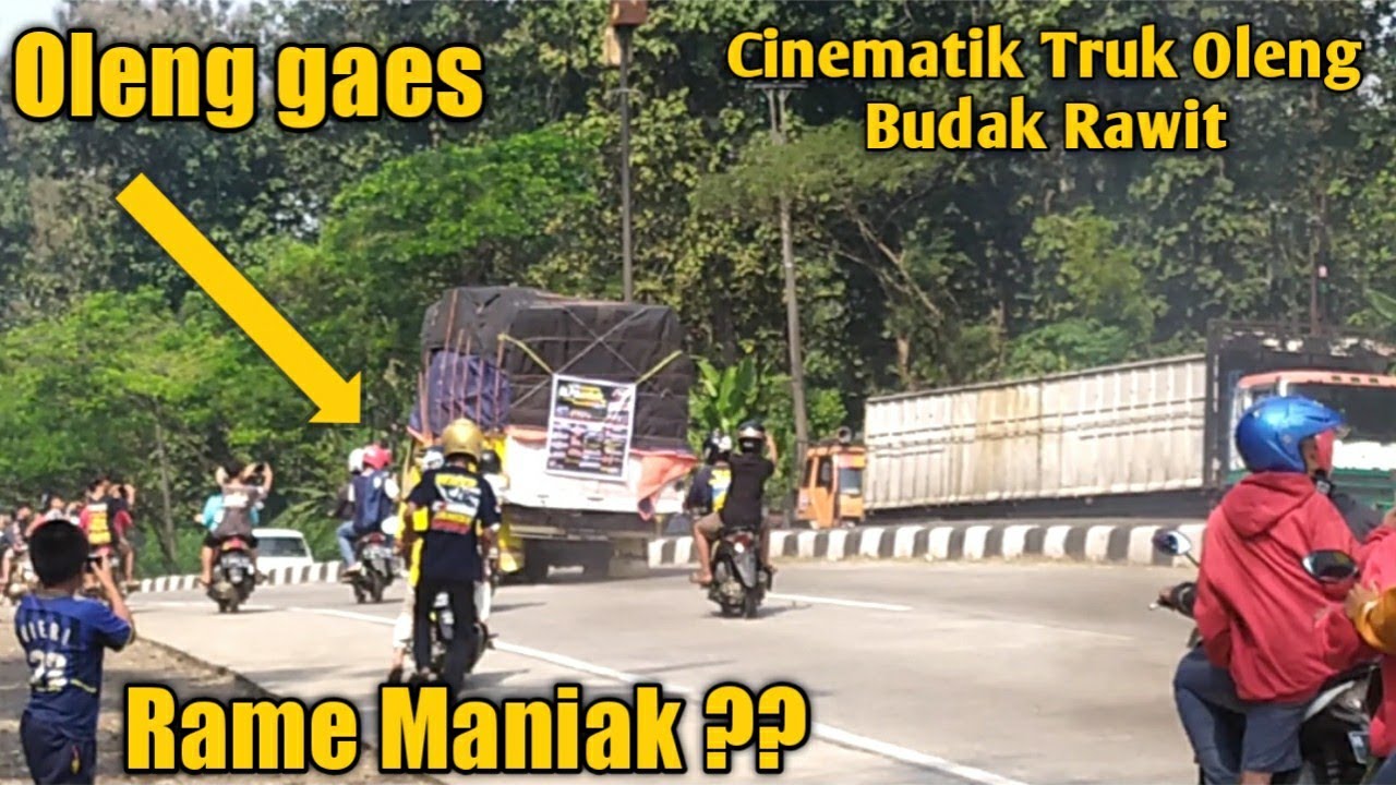 Cinema Truk  Budak Rawit Truk canter polos  warna kuning 