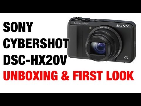 Sony Cybershot DSC-HX20V HX30V Unboxing & First Look