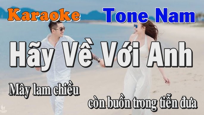 Karaoke - HÃY VỀ VỚI ANH Tone Nam | Lê Lâm Music