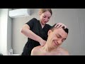 ASMR Intense massage by a young doctor Alexandra