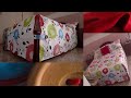 Haz un CUBRELECHO Y Funda de ALMOHADA /Súper fácil Con tu máquina familiar inclusive/IDEA de negocio