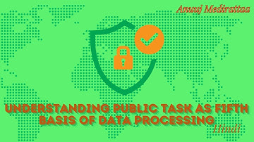 Public Tasks Processing Under GDPR, Hindi Edition