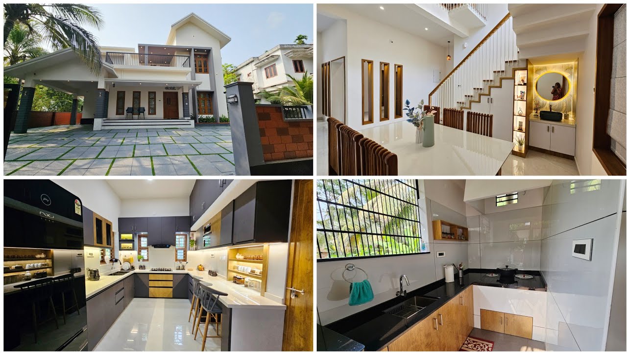 Workingkitchen/കിച്ചണിൽ കൂടുതൽ സൗകര്യങ്ങൾ ഒരുക്കി നിങ്ങൾ ചോദിച്ച ആരും കൊതിക്കും അതിമനോഹരമായ വീട്❤️