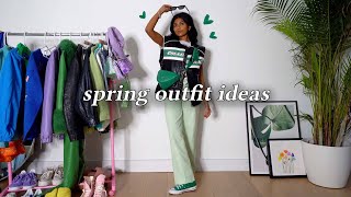 spring outfit ideas 🌻 (colourful and casual)