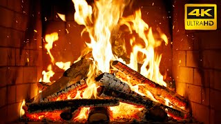 🔥 مدفأة دافئة بأصوات الحطب المتشقق وجو هادئ ليالي العطلات السلمية (Fireplace 4K) screenshot 1