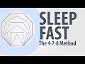 HOW TO FALL ASLEEP FAST - The  4-7-8 guided breathing meditation method, 1-Hour Version