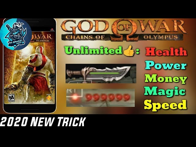 God Of War: Chain Of Olympic Hack For Ppsspp, Unlimited Health and Power, PPSSPP