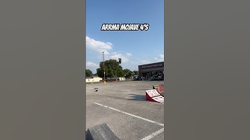 ARRMA MOJAVE 4’S SENDING 2 THE MOON 🌘 #rc #rccar #traxxas #arrma #arrmamojave RCAdventure #RCAddict