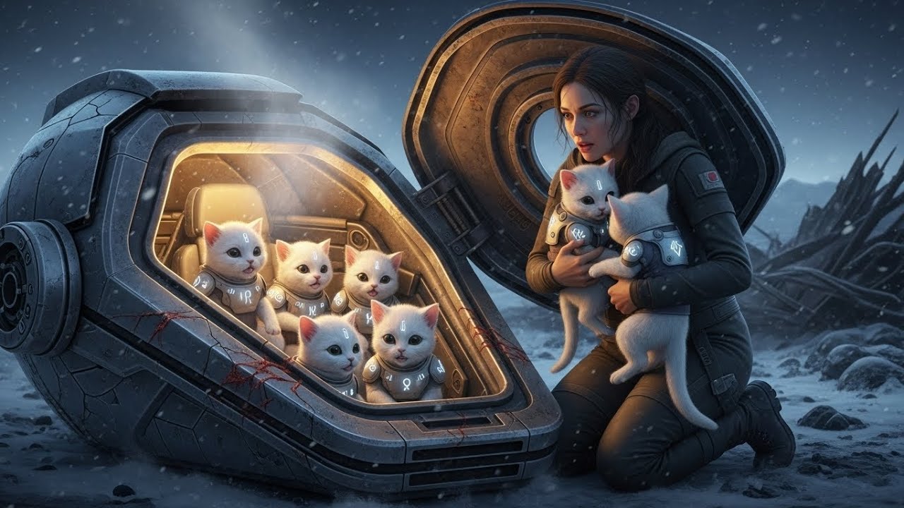 She Found Tiny Roars Coming From a Crashed Pod Unsealed It and Instantly Became a Mother to Cat Cubs