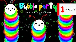 Neon Bubble Party For Caterpillars: Sensory Video + Fun Dance Music For Babies Toddlers With Autism