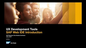 [DEPRECATED] - SAP Web IDE 1/2: Introduction