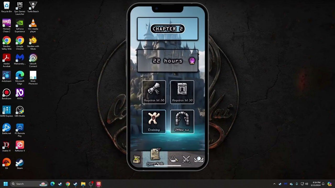 IOS Accessible Game Spotlight - Azmar Quest: Old School RPG