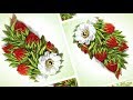 Ягодки из узкой ленты, брошь цветы канзаши /diy satin ribbon flower