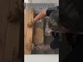 DIY Dream Stairs! 🏡 Glue-Down Hardwood Stair Tread Installation#shortsfeed