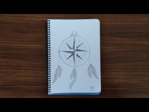Video: Adım Adım Kurşun Kalemle Pusula Nasıl çizilir