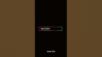 Neon Search Box Animation ✨ Just with CSS!