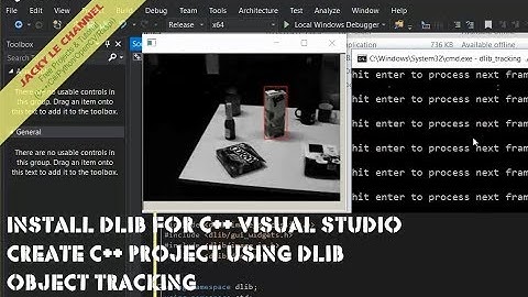 Install dLib and Create Lib C++ project Visual Studio Project