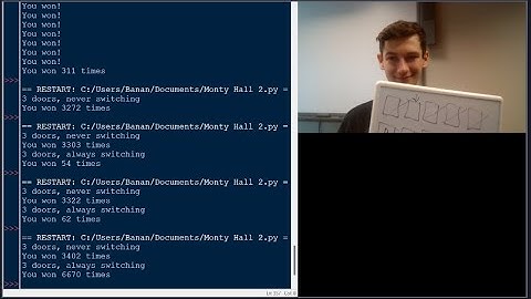 Explaining the Monty Hall Problem using Python Programming