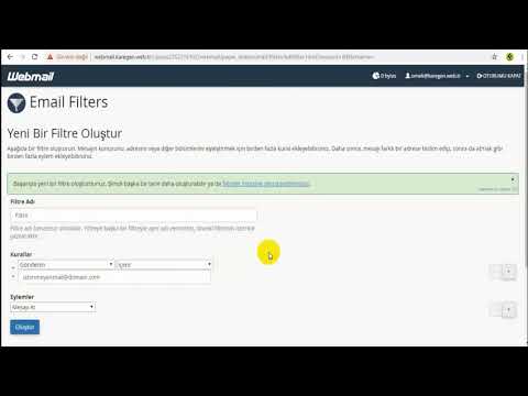 Webmail Üzerinde Spam Filtresi Ekleme