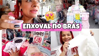 COMPRAS DE ENXOVAL NO BRÁS - COMPREI O KIT MALA MATERNIDADE - ROUPINHAS FOFAS E MAIS