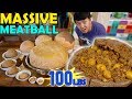 MASSIVE 100 POUND Meatball & FOOD CHALLENGE in Indonesia