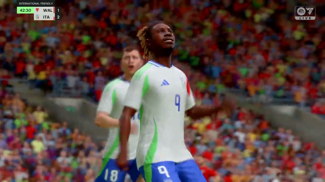 EA SPORTS FC 25 #italy  vs #wales #fifa 