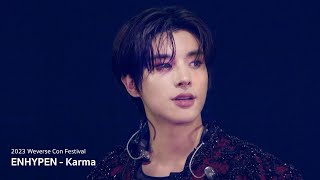 'Karma' Stage Cam @ 2023 Weverse Con Festival - ENHYPEN (엔하이픈) Resimi