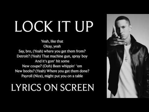 Eminem - Lock It Up (Lyrics on screen)